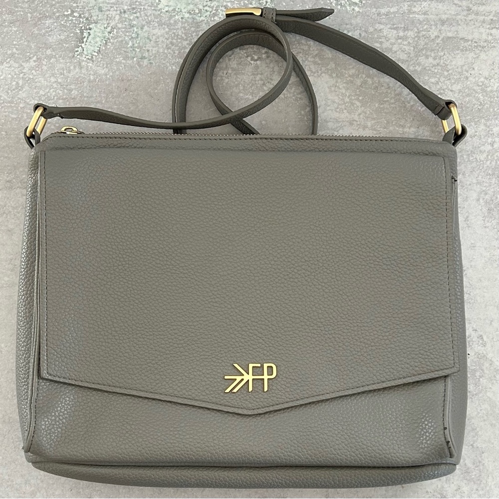 Freshly Picked Classic Crossbody Bag Diaper Bag Companion In Stone - Picture 3 of 13